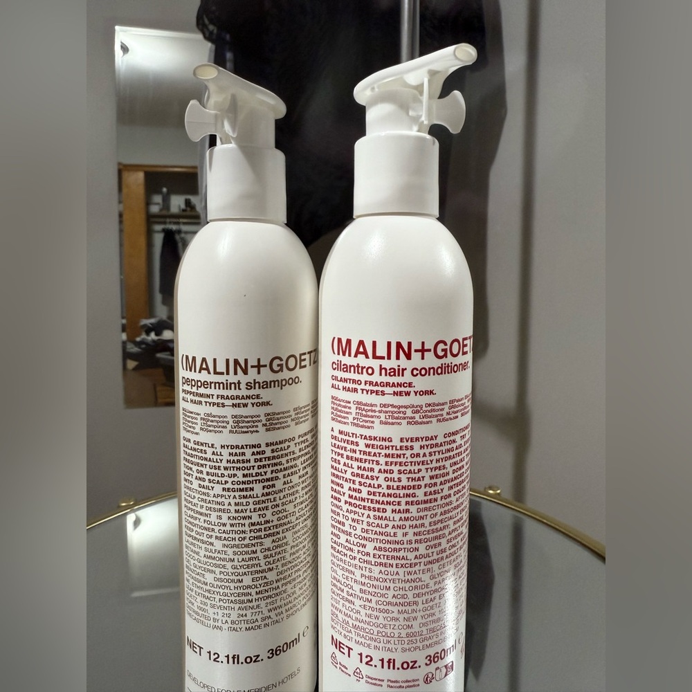Brand New Set of Malin + Goetz shampoo and conditioner (12.1 fl. oz)